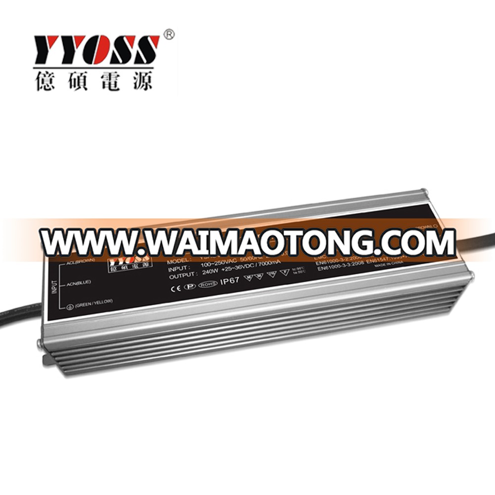 High quality 200w 240W constant current waterproof electronic led driver for street light